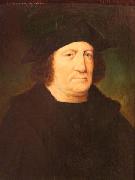 Hans holbein the younger, Portrait of an unknown man, supposed effigy of Thomas More.